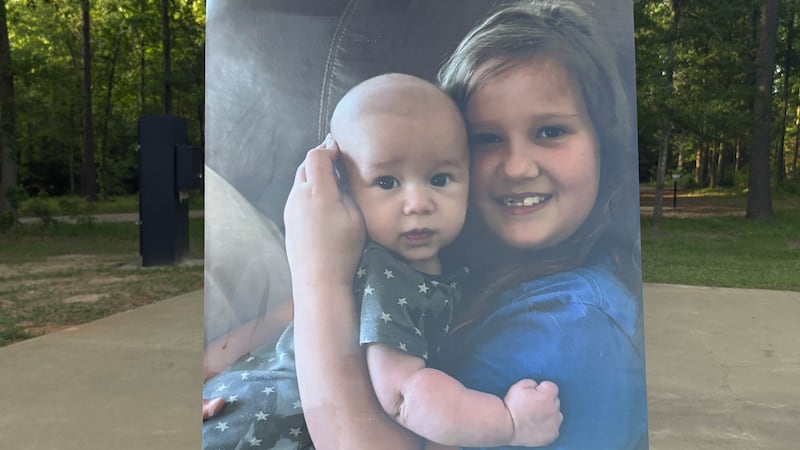 Volunteers honored some of Adrian’s favorite things. People wore pink, yellow and royal blue...