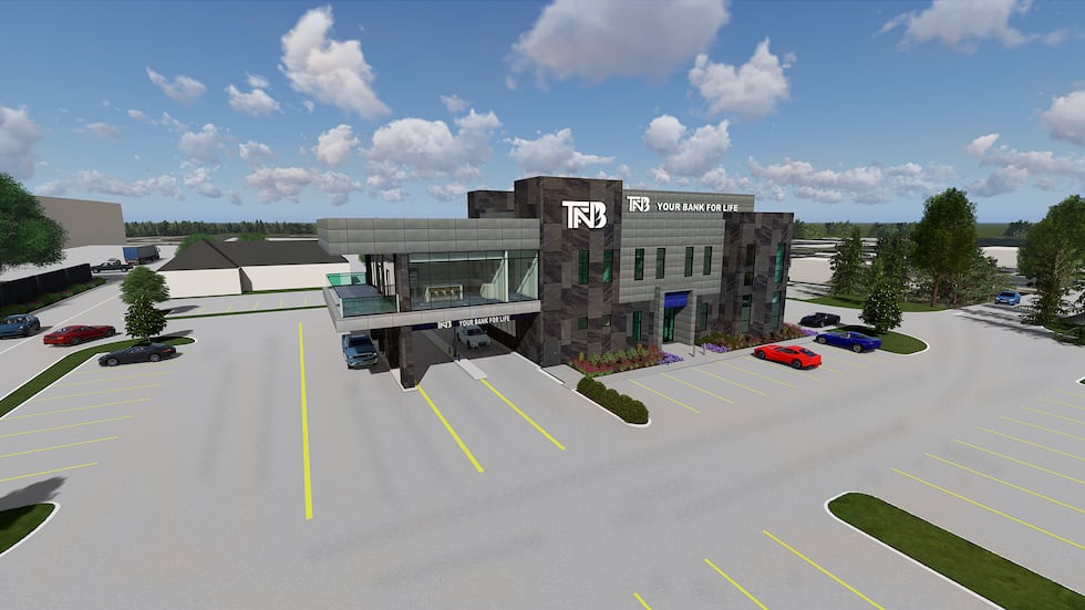 Nueva sucursal de TFNB Your Bank For Life en Woodway, Texas.