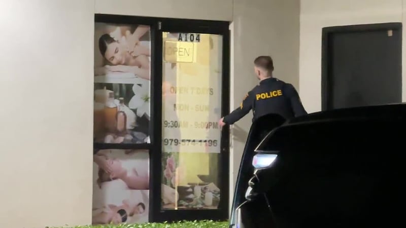 Officers seen gathering evidence at Texas Avenue business complex; investigation remains ongoing