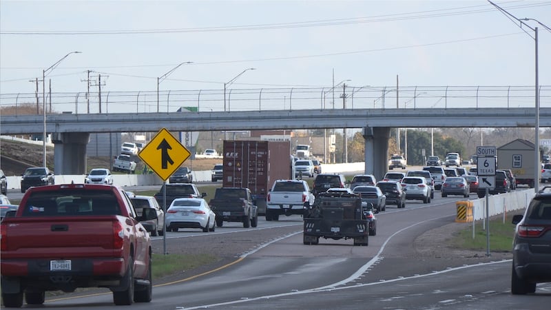 TxDot issued a new speed limit change along Highway 6's main lanes going both directions.