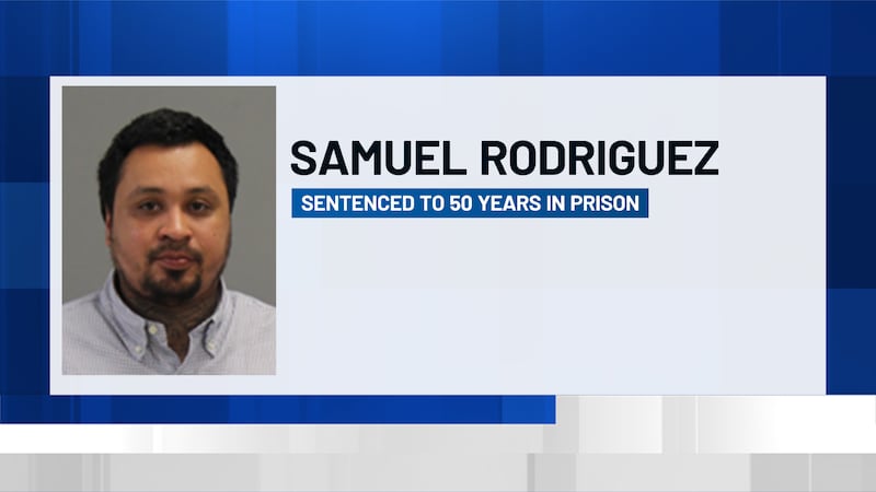 Brazos County jurors sentenced Samuel Rodriguez to 50 years in prison for murder tied to a...