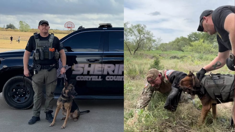 Celebración en la Oficina del Sheriff del condado de Coryell: El K9 Kraken se jubila; su guía...