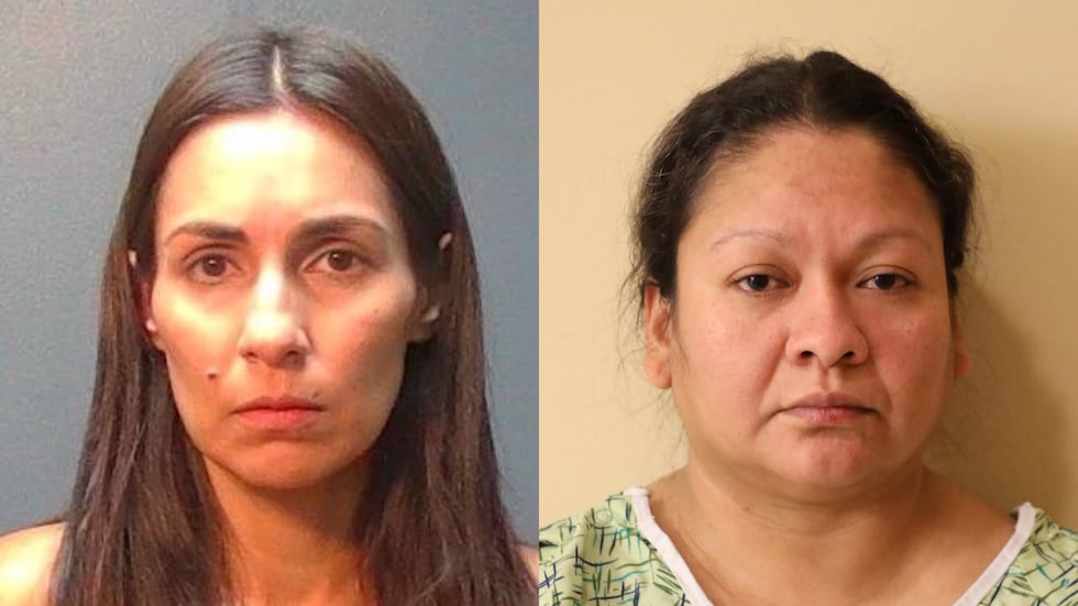 Karen Silva (left) and Sendy Ruiz (right)