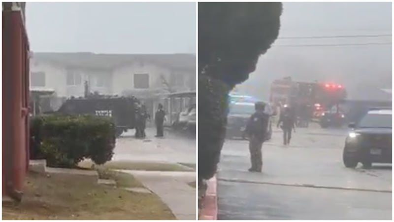 It’s happening at the Canyon Creek Townhomes at 1476 Canyon Creek Drive in Temple, Texas.