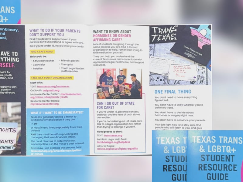 This week locals have opened their mailboxes to find transgender resources addressed to their...
