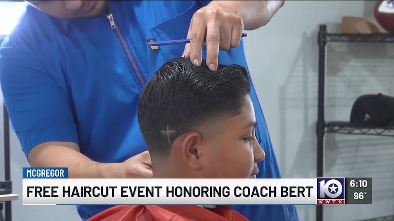 Former player hosting free back-to-school haircuts to honor legacy of Coach Bert