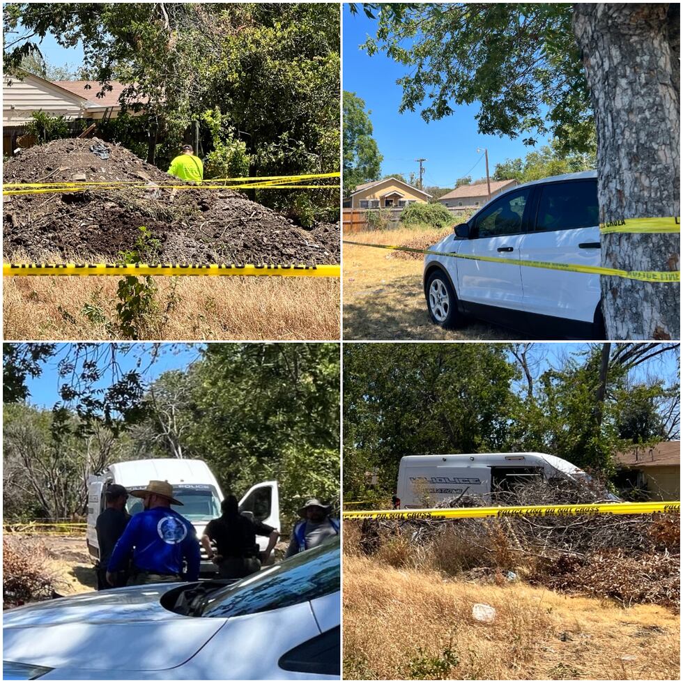 Killeen Police Department investigators are performing a forensic dig at a property in the 100...