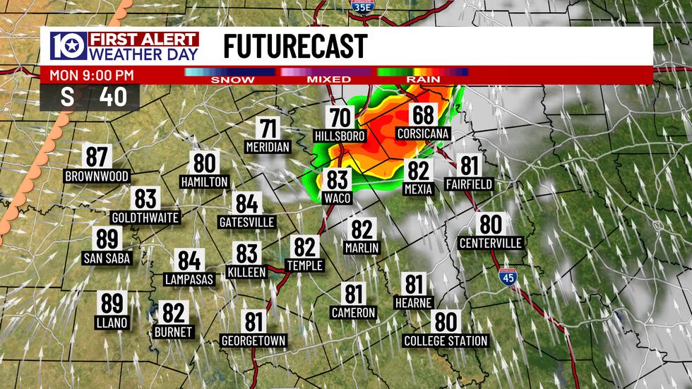 Las tormentas no están garantizadas hoy, pero algunas tormentas fuertes pueden florecer a...