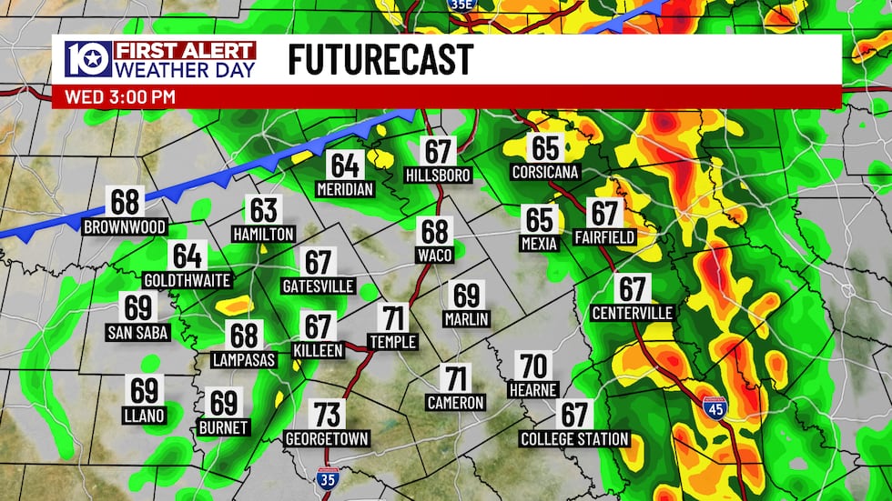Even though the main severe weather risk will end around 2 PM Wednesday, an arriving cold...