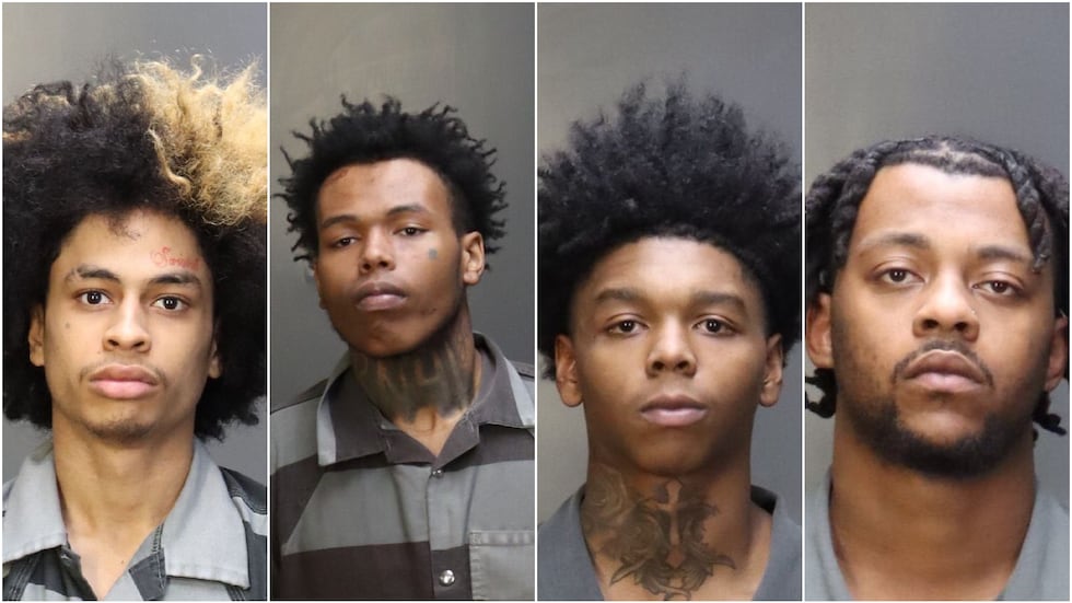 IZQUIERDA A DERECHA: Marquese Anthony Contreras, Brandon Hawthorne, Chancey Lemontra Betts,...