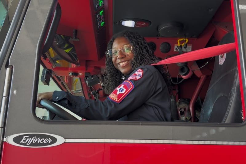 From helpless witness to hometown hero: Meet Killeen's first Black female firefighter