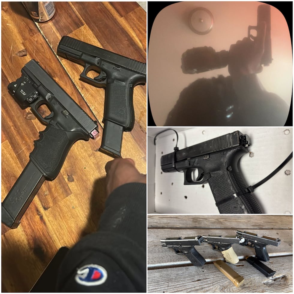 Armas incautadas en Temple
