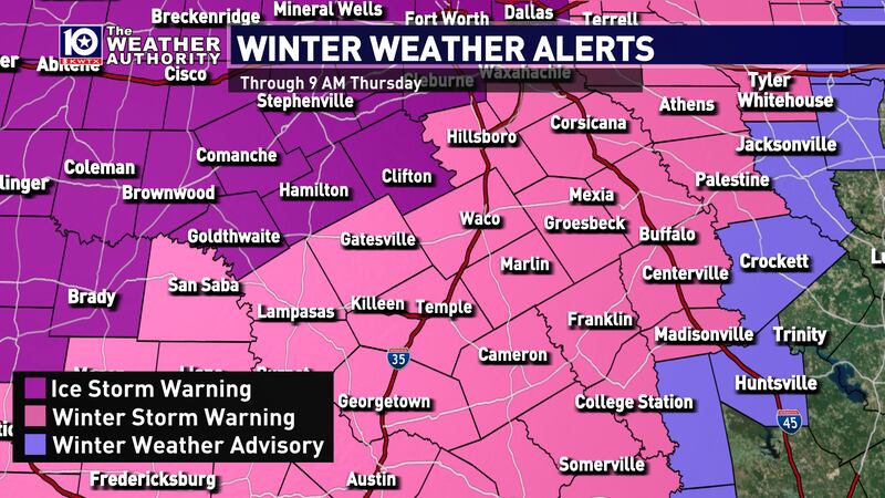 Si bien toda el área permanece bajo una advertencia de tormenta de invierno, también se han...