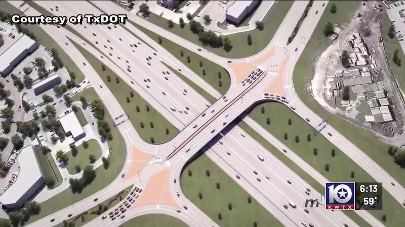 I-35 project in Waco, Texas