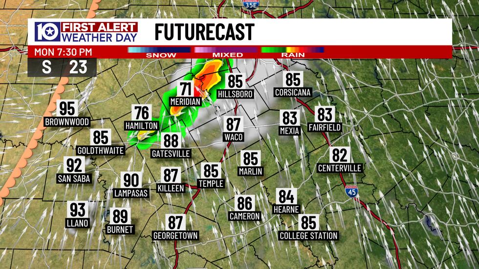 Las tormentas no están garantizadas hoy, pero algunas tormentas fuertes pueden florecer a...