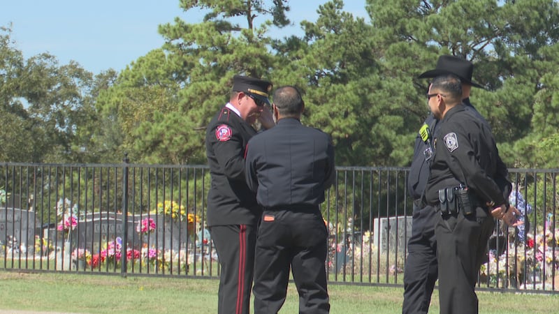 Firefighter Rick Fuentes remembered at Cameron funeral