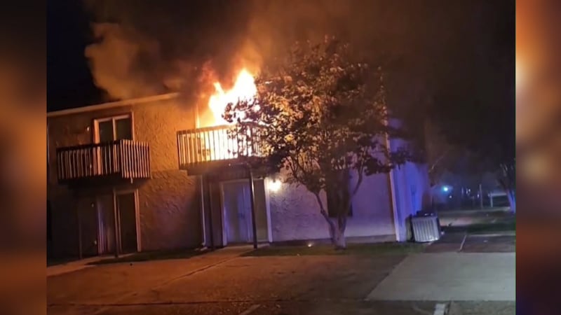 An apartment fire has caused residents to be temporarily displaced.