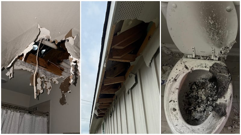 A young couple renting a home in Lorena said they are relocating after a lightning strike...