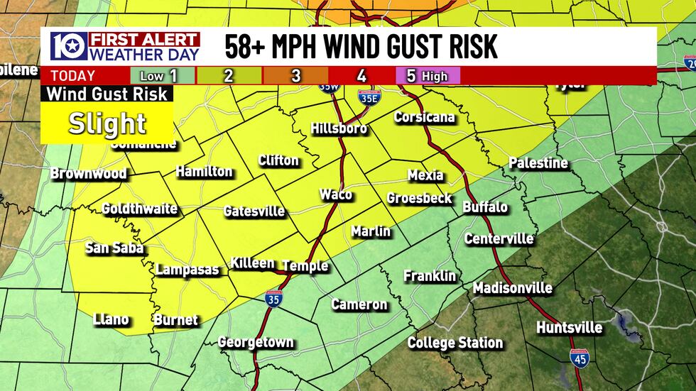 Granizo muy grande es la principal preocupación de tormentas severas hoy, pero las tormentas...
