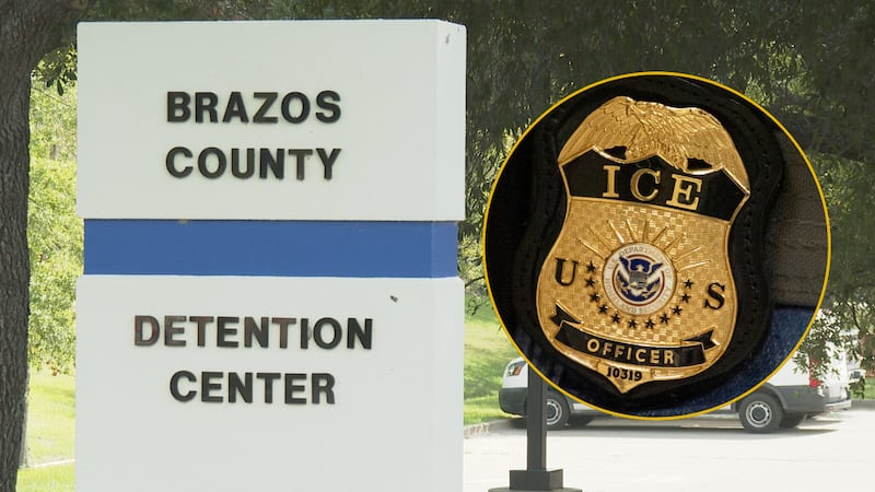 Brazos County Sheriff's Office personnel responded to a request for assistance from ICE agents