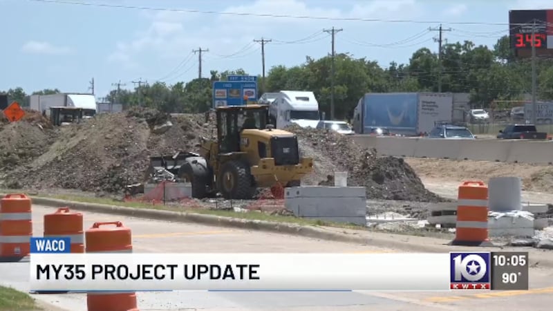 Biggest I-35 Waco changes are still ahead: TxDOT warns of major traffic shift next year