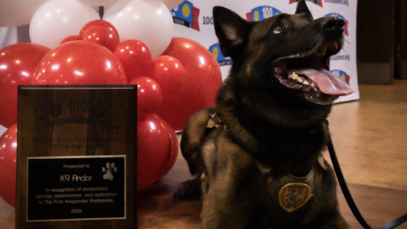 The Waco Police Department announce that K9 Andor was awarded the Bill Davis Officer of the...
