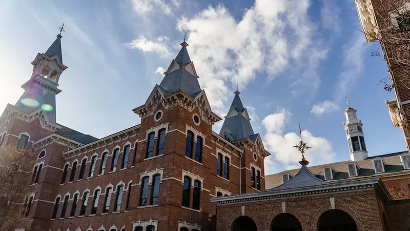 The Old Main building at Baylor University in Waco on Dec. 23, 2020.