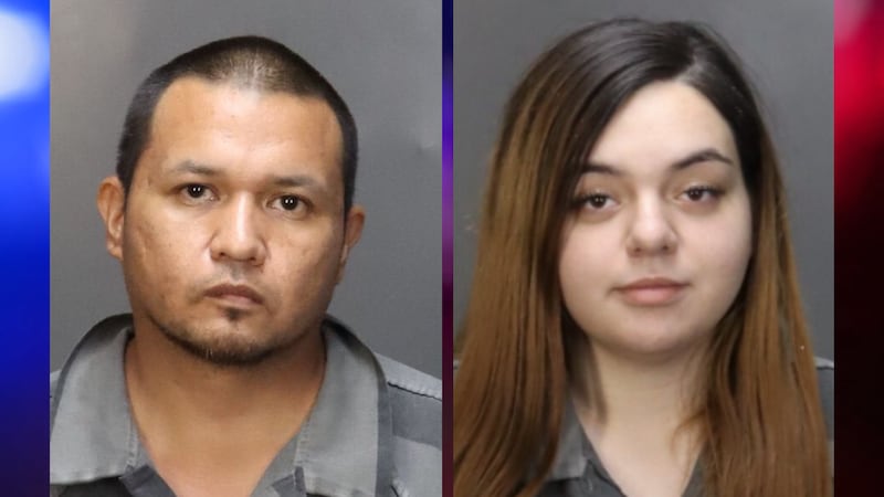 Destiny Robledo Evangelista, 23, and Bobbilee Jon Wilkin, 37,
