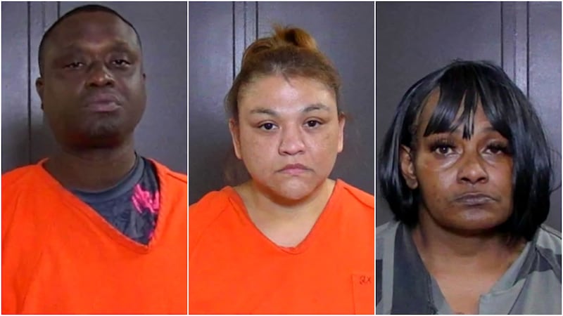 (De izquierda a derecha): Delvin Darrell Sampson, Carmenlita Seturnina Valdez, Nickoll Marie...