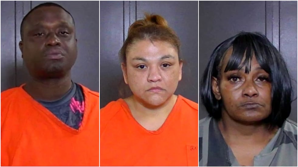 (De izquierda a derecha): Delvin Darrell Sampson, Carmenlita Seturnina Valdez, Nickoll Marie...