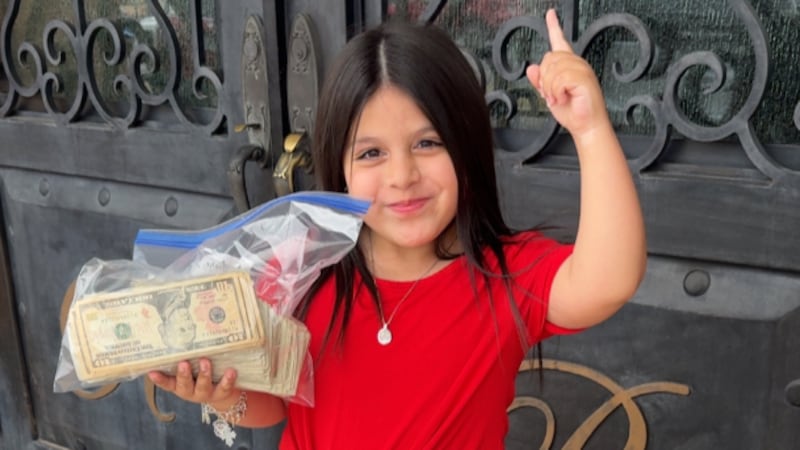 11-year-old Kaylee Hernandez used Lemonade Day to help raise funds for her father's headstone....