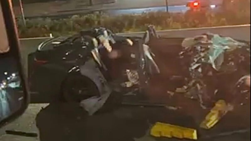 Police say the crash appears to have been caused by a driver traveling the wrong direction on...