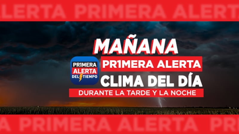 Primera alerta del tiempo