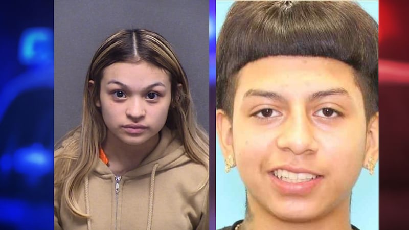 ARRESTADA- Serenity Banda (izquierda) y SE BUSCA- Jonoven Rene Esquivel (derecha)