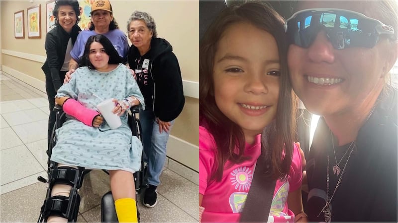 Brynlee, de 5 años, fue dada de alta el martes. Ramsie, quien cumplió 10 años al día siguiente...