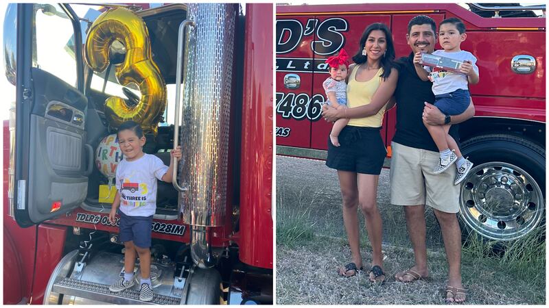 Isan se lo pasó de maravilla disfrutando de las grúas.