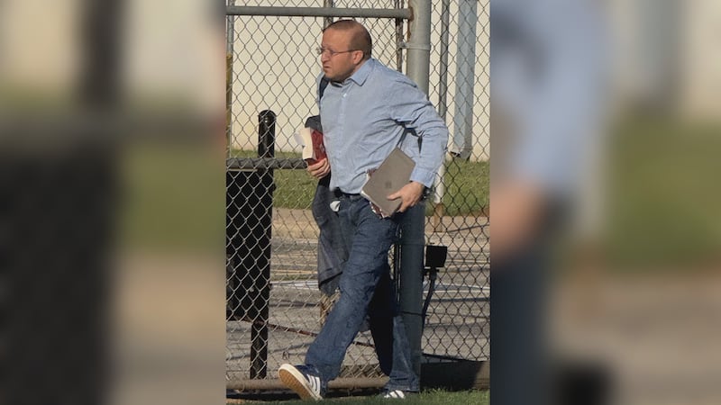 Adam Hoffman seen leaving the McLennan County Jail before the end of his 60-day sentence for...