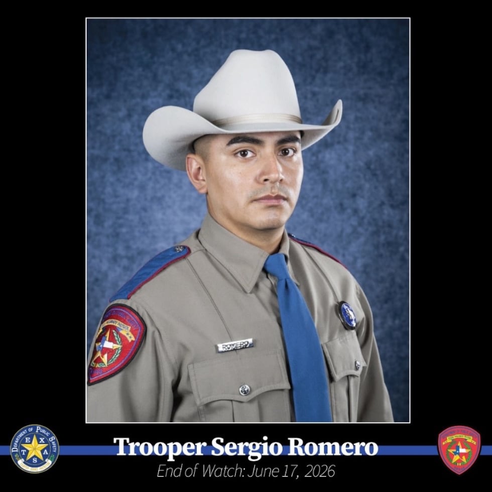 Sergio Romero, agente de Texas DPS fallece en un accidente en el condado de Childress.