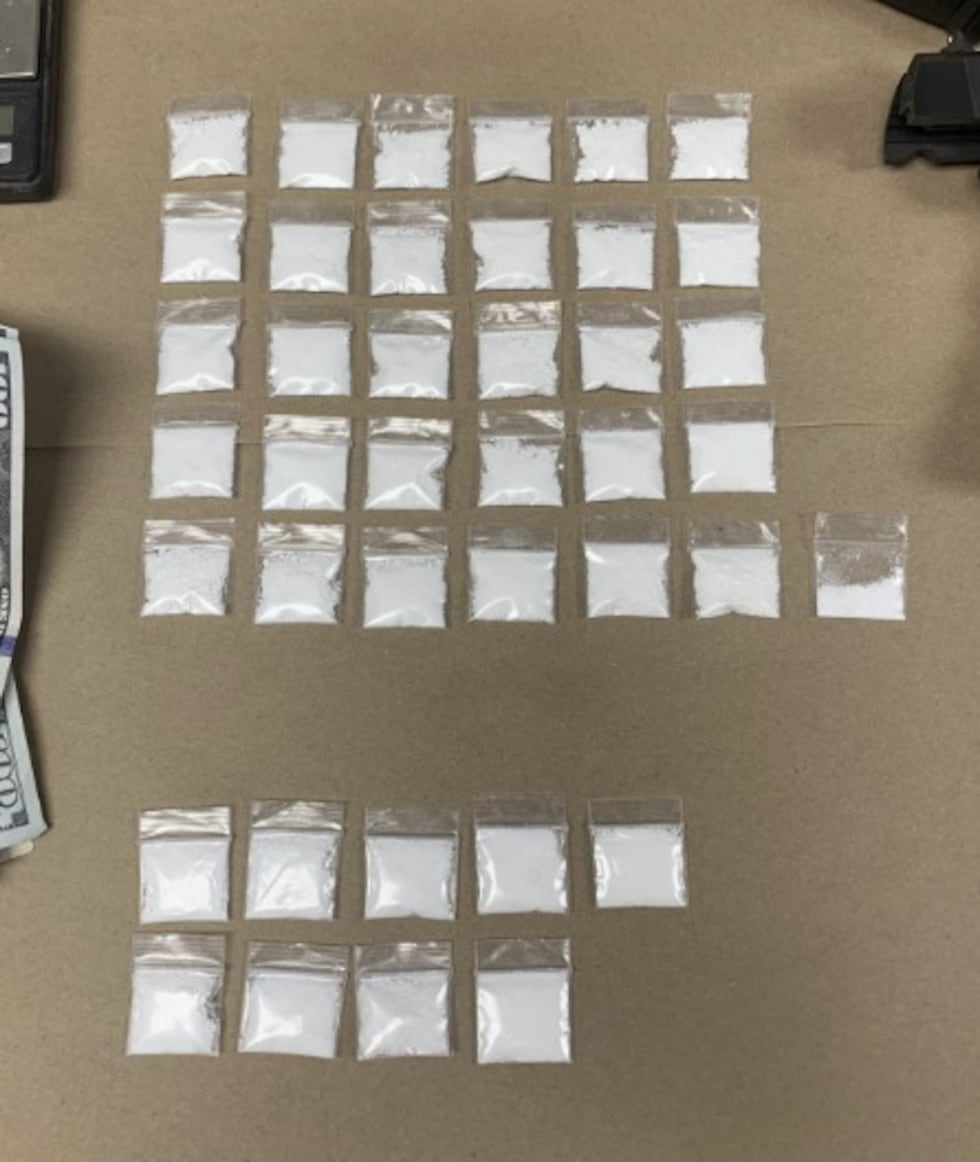 La cocaína incautada en Jarrell, Texas.