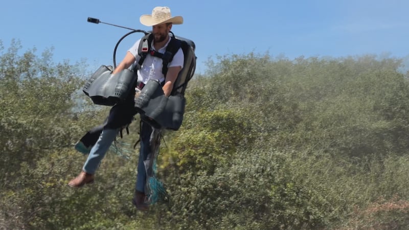 Jet suit racing company partners with Texas ranch to bring races to U.S.