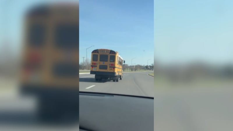A community member filmed the driver swerving between lanes while CSISD students were on the bus.