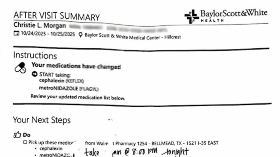 Una pareja del centro de Texas presenta una denuncia en contra de Baylor Scott & White...