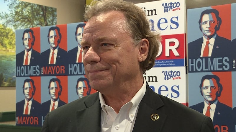 Waco mayoral candidate Jim Holmes speaks on election results
