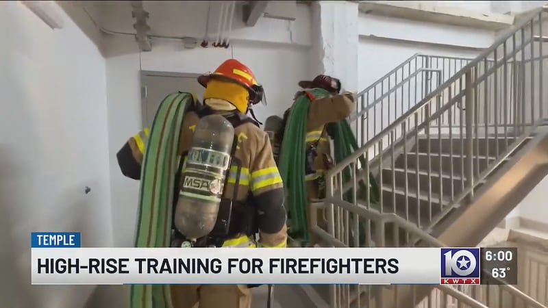 Temple Fire and Rescue uses historic Hawn Hotel for crucial high-rise response training