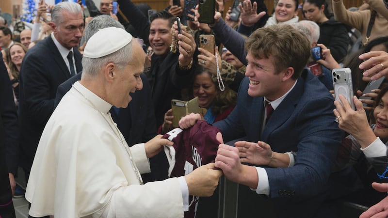 Bryce LaRue (’29) volunteered at the Vatican and St. Peter’s Basilica in the summer of 2025....