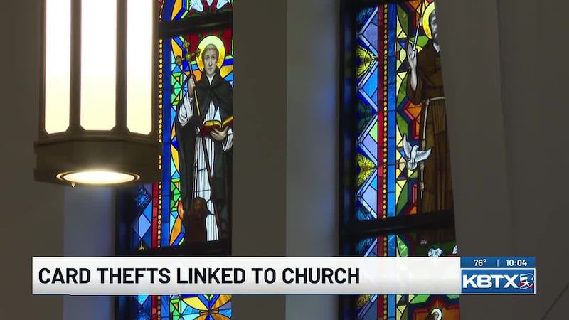 Man studying for priesthood accused of stealing credit cards at College Station church