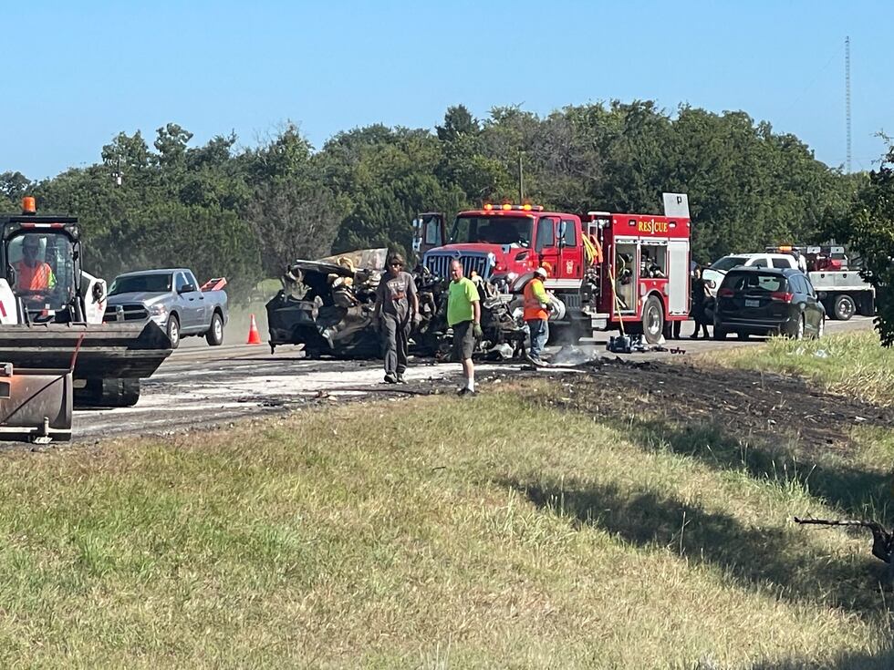 Deadly wreck in Lampasas, Texas