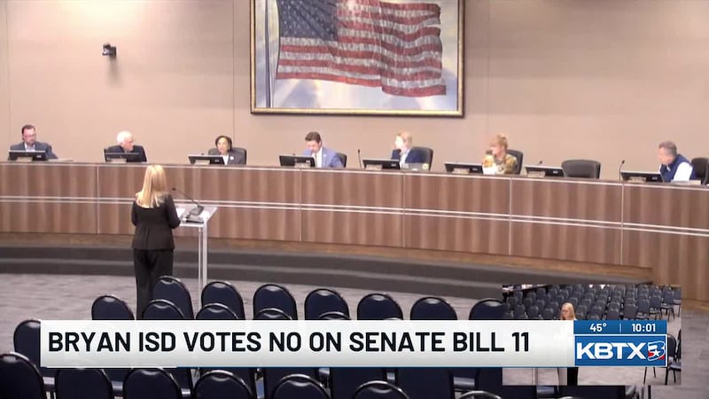 Bryan ISD decides not to adopt Senate Bill 11