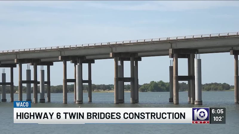 Major traffic shift coming to Highway 6 Twin Bridges over Lake Waco