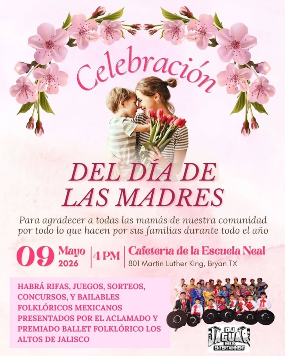 Evento en Bryan celebra el Día de la Madre y honra a las mamás desde hace más de 25 años